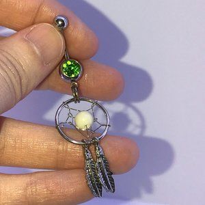 14 Gauge Dream Catcher Belly Rings